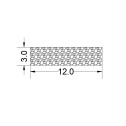 Gioăng cao su xốp EPDM CN -  3mm x 12mm