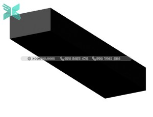 Gioăng cao su xốp EPDM 7x18 Gioăng cao su xốp EPDM 7x18