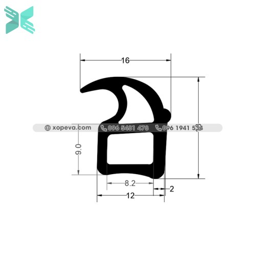 Gioăng silicon trắng nồi hơi 18mm x 12mm x 2mm