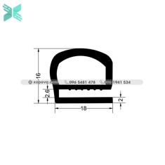 Gioăng silicon đỏ chữ E - 18mm x 16mm x 2mm Gioăng silicon đỏ chữ E - 18mm x 16mm x 2mm