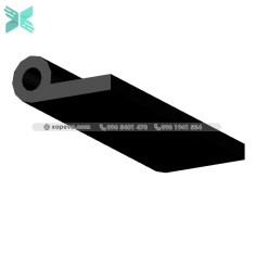Cao su EPDM P đùn - 15mm x 2mm Cao su EPDM P đùn - 15mm x 2mm