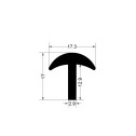 Gioăng cao su EPDM chữ T  - 17.3mm x 17mm