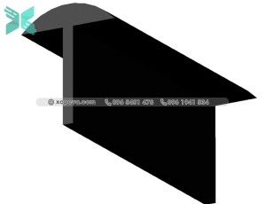 Cao su đùn chữ T - 75mm x 75mm Cao su đùn chữ T - 75mm x 75mm