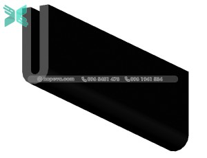 Gioăng cao su EPDM chữ U - 4.5mm x 12mmm