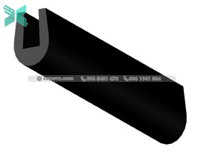 Gioăng cao su EPDM chữ U - 5mm x 6mmm Gioăng cao su EPDM chữ U - 5mm x 6mmm