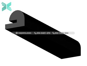 Gioăng silicon chữ E  - 25x18x5 Gioăng silicon chữ E  - 25x18x5