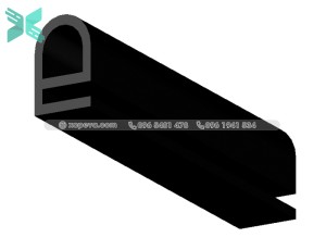 Gioăng silicon chữ E - 14x19x2