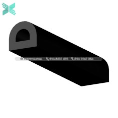 Gioăng cao su EPDM chữ D - 96x84x23.5 Gioăng cao su EPDM chữ D - 96x84x23.5