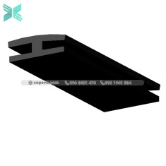 Gioăng cao su EPDM chữ H - 13x4x1 Gioăng cao su EPDM chữ H - 13x4x1