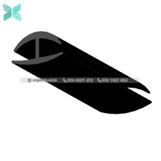 Gioăng cao su EPDM chữ H - 32x15.8x3.2 Gioăng cao su EPDM chữ H - 32x15.8x3.2