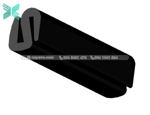 Gioăng cao su EPDM cho kính chữ S - 15x10x3 Gioăng cao su EPDM cho kính chữ S - 15x10x3