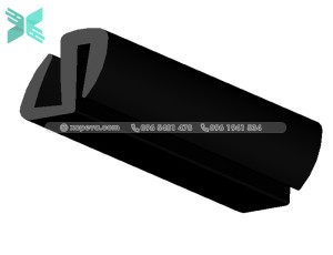 Gioăng cao su EPDM cho kính chữ S - 16x10.5x2.3 Gioăng cao su EPDM cho kính chữ S - 16x10.5x2.3