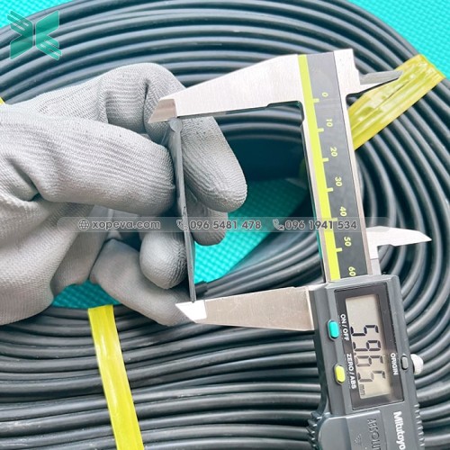 Gioăng cao su EPDM chữ P 60x4.5x1.5