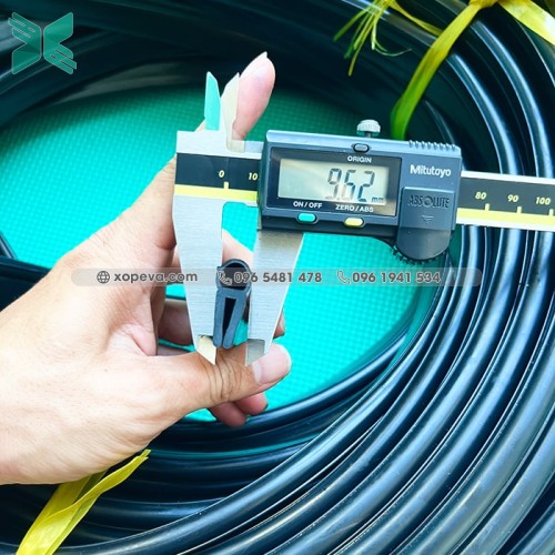 Gioăng cao su EPDM đen chữ U 24x10x3