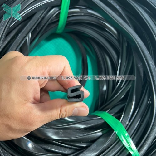 Gioăng cao su EPDM chữ S 15x14.4x3.3