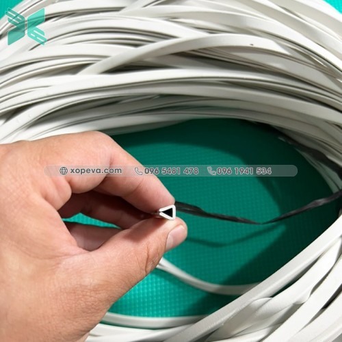 Gioăng cao su EPDM chữ U màu trắng 6x6x1