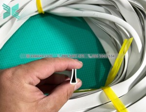 Gioăng cao su EPDM màu trắng chữ U 7x15x5 Gioăng cao su EPDM màu trắng chữ U 7x15x5