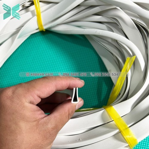 Gioăng cao su EPDM màu trắng chữ U 7x15x5