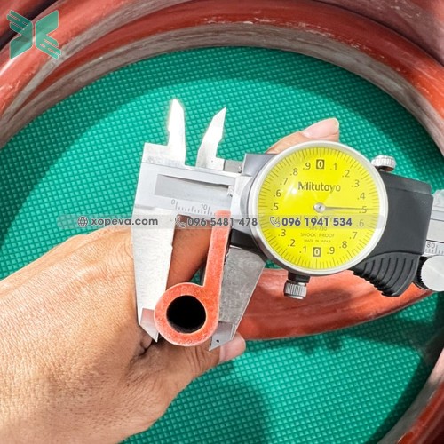 Gioăng silicon đỏ sắt chữ P 35x16x4