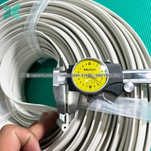 Gioăng cao su EPDM chữ P màu trắng 17.5x7x2.5