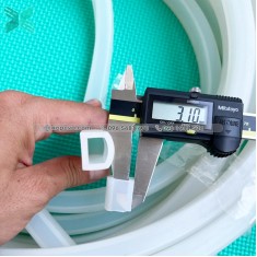 Gioăng silicon chữ D 18x15x3 Gioăng silicon chữ D 18x15x3
