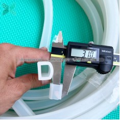 Gioăng silicon chữ D 18x15x3 Gioăng silicon chữ D 18x15x3