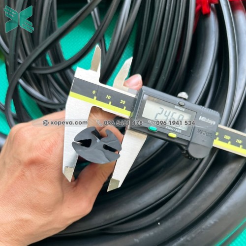 Gioăng cao su EPDM chữ H 24x16x9.7