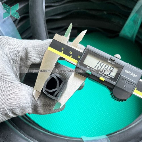 Gioăng cao su EPDM cửa kho chữ E 22x20x2