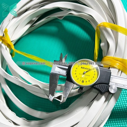 Gioăng cao su EPDM trắng chữ U 10x10x8