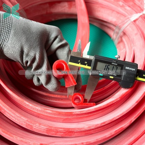 Gioăng silicon đỏ chữ P 16x31x3