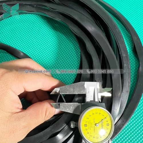 Gioăng cao su EPDM đen chữ U 10x10x8