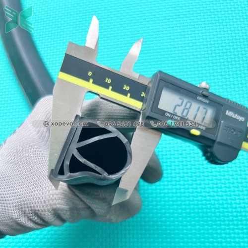 Gioăng cao su EPDM chữ E 27x28x1.8