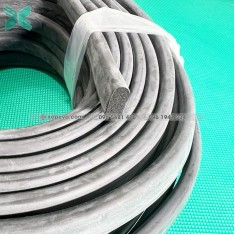 Gioăng cao su xốp EPDM chữ D 10x20 Gioăng cao su xốp EPDM chữ D 10x20