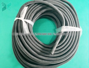 Gioăng cao su xốp EPDM chữ D 10x20 Gioăng cao su xốp EPDM chữ D 10x20