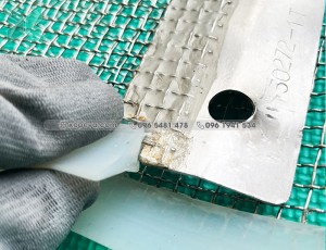 Gia công silicon trắng tấm lưới 12x21.1x5 Gia công silicon trắng tấm lưới 12x21.1x5