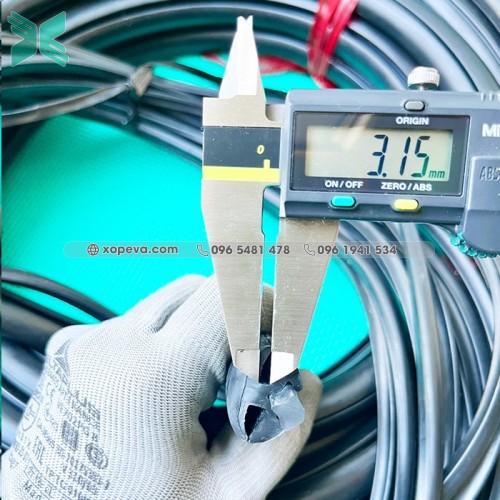 Gioăng cao su EPDM chữ H 19x27