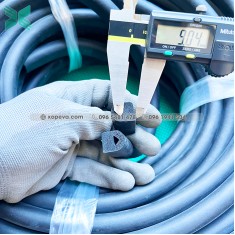 Gioăng cao su xốp EPDM chữ D 15x17x6 Gioăng cao su xốp EPDM chữ D 15x17x6