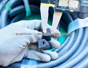 Gioăng cao su xốp EPDM chữ D 15x17x6 Gioăng cao su xốp EPDM chữ D 15x17x6