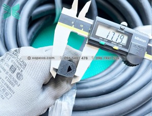 Gioăng cao su xốp EPDM chữ D 15x17x6 Gioăng cao su xốp EPDM chữ D 15x17x6