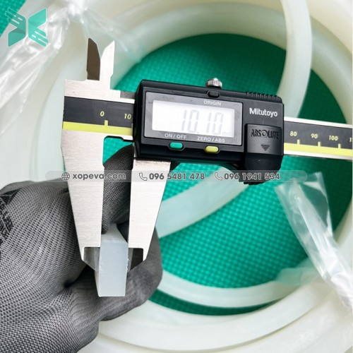 Gioăng silicon trắng chữ nhật 10x20