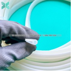 Gioăng silicon trắng chữ U 8x19x3 Gioăng silicon trắng chữ U 8x19x3