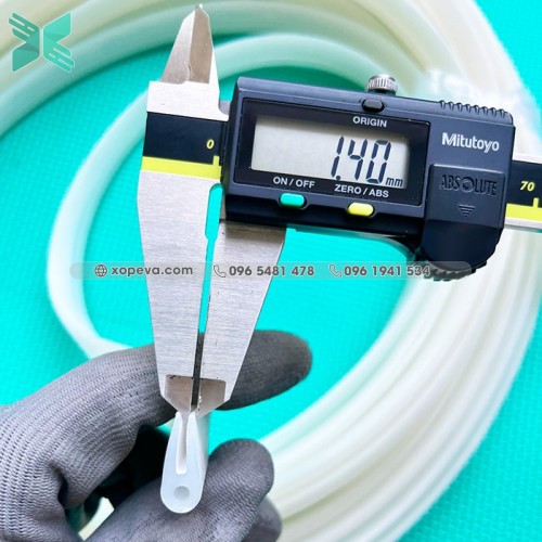 Gioăng silicon trắng chữ U 8x19x3