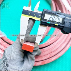 Gioăng silicon đỏ chữ nhật 10x20 Gioăng silicon đỏ chữ nhật 10x20