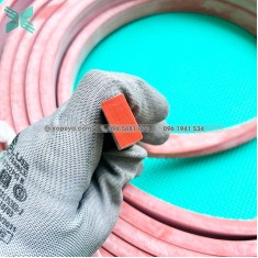 Gioăng silicon đỏ chữ nhật 10x20 Gioăng silicon đỏ chữ nhật 10x20