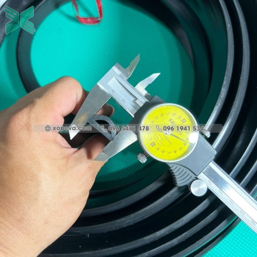 Gioăng cao su EPDM chữ D 20x10x3