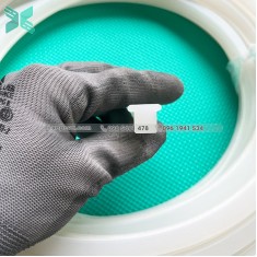 Gioăng silicon trắng chữ T 15x13x10 Gioăng silicon trắng chữ T 15x13x10