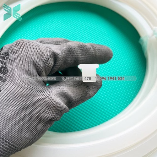 Gioăng silicon trắng chữ T 15x13x10