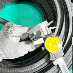 Gioăng cao su xốp kẽm chữ U 18.5x11x4 Gioăng cao su xốp kẽm chữ U 18.5x11x4