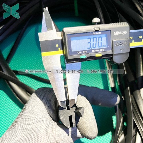 Gioăng cao su EPDM chữ H 29x19x3