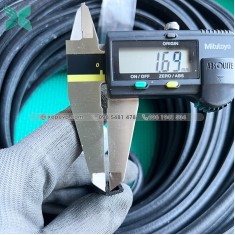 Gioăng cao su xốp EPDM chữ D 9.3x7x1.8